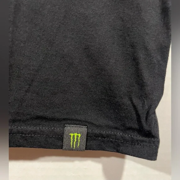 Monster Energy Shirt Mens XL Black Short Sleeve T-Shirt Mi Muerta Loca Skull - Picture 8 of 11